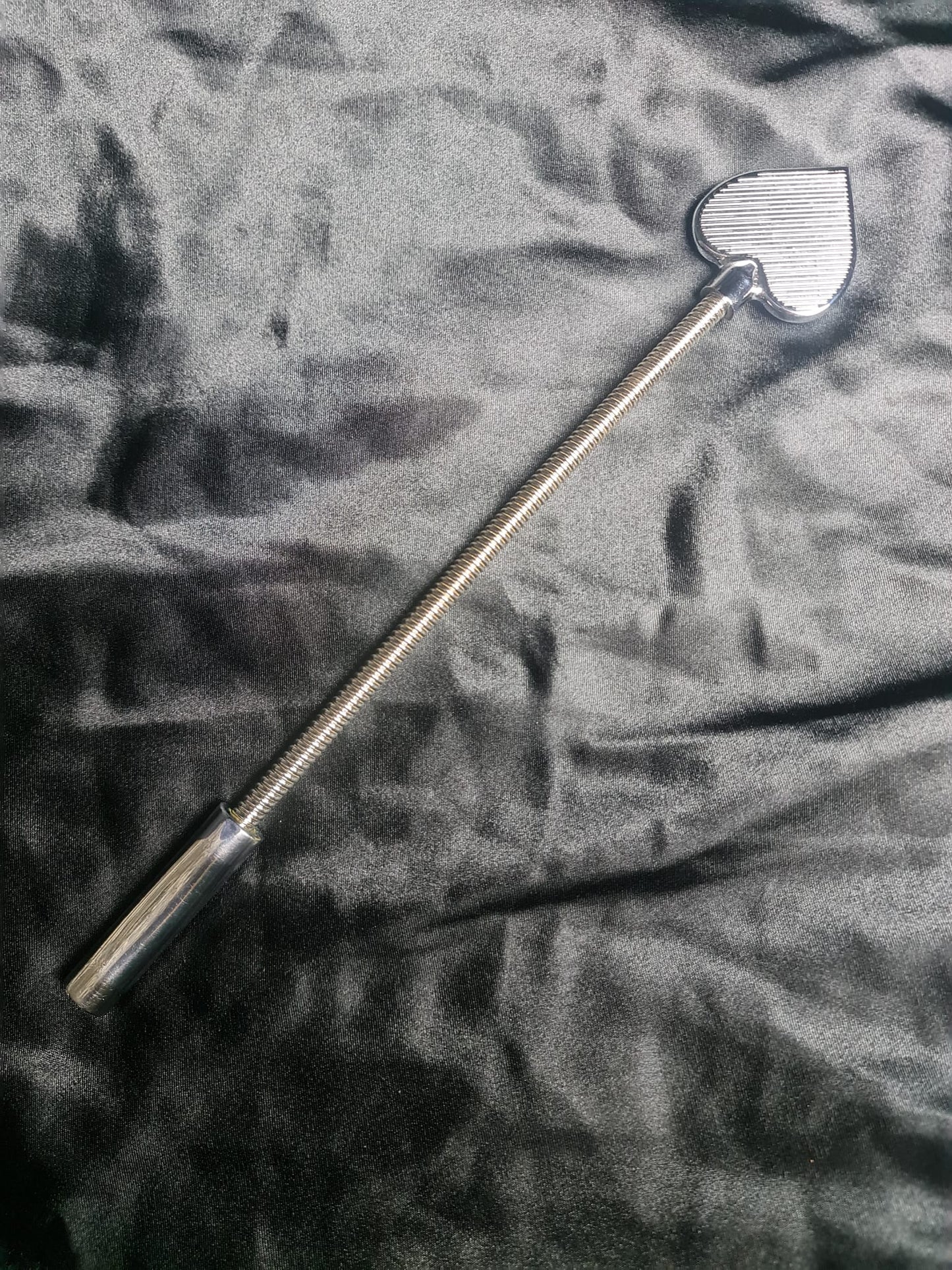 BDSM Spiked Heart Spanker Impact Toy Stainless Steel Conductive