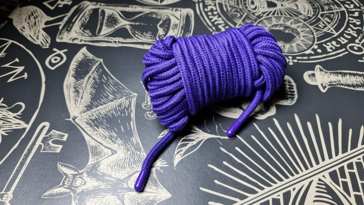 BDSM soft cotton shibari rope variety of colours