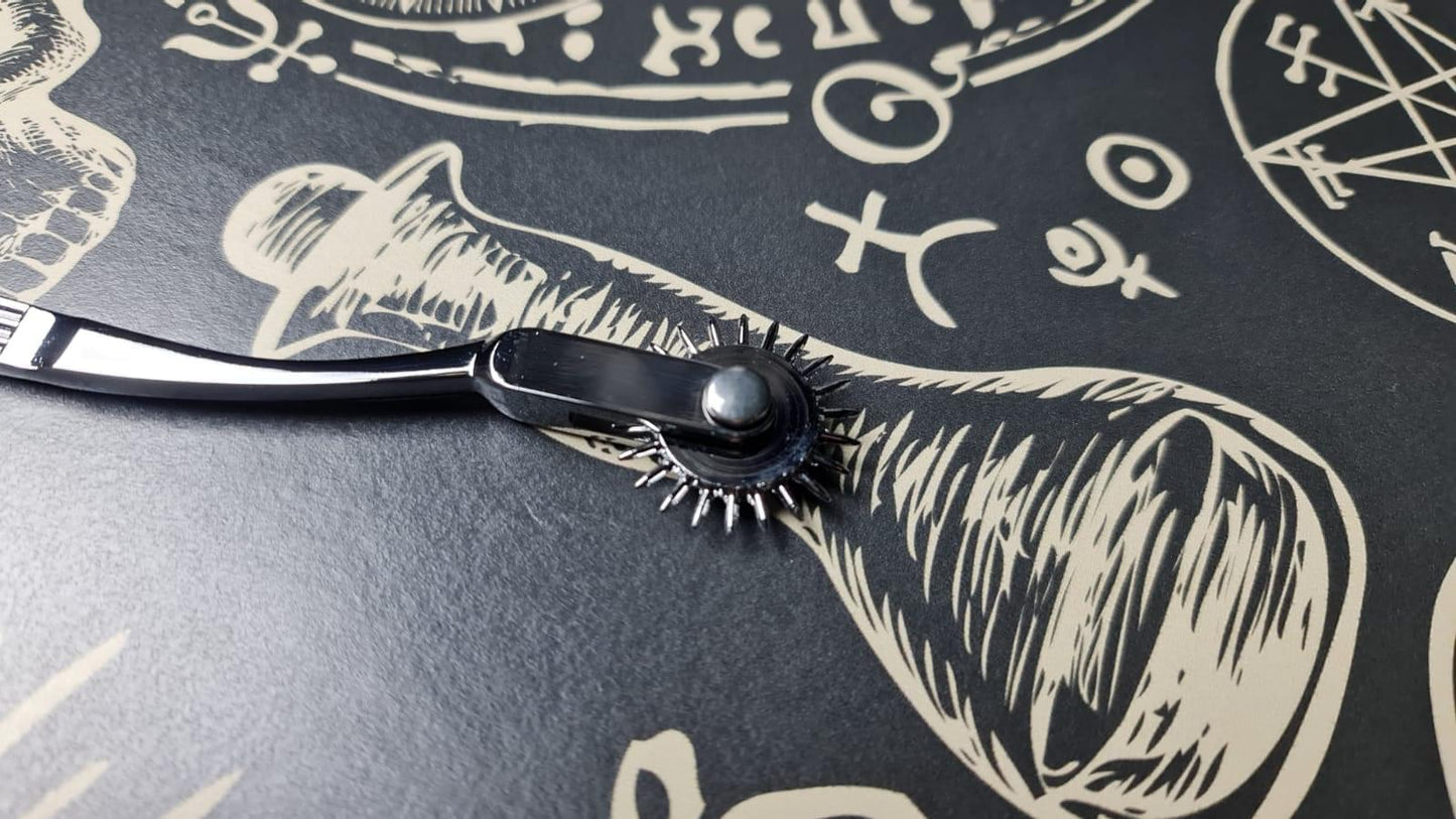 BDSM Wartenberg wheel stainless steel, sensation medical pain play