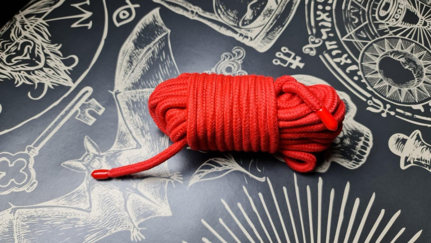 BDSM soft cotton shibari rope variety of colours