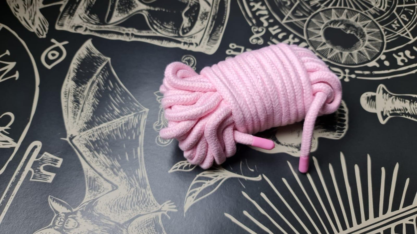 BDSM soft cotton shibari rope variety of colours