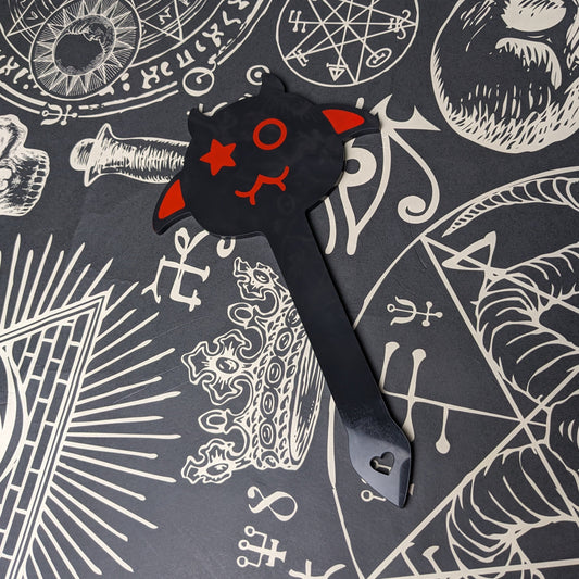 BDSM Acrylic spanking paddle bat wing devil - novelty cute