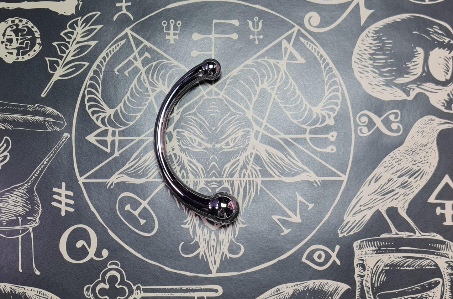 BDSM double ended anal toy similar to njoy: fetish medical play