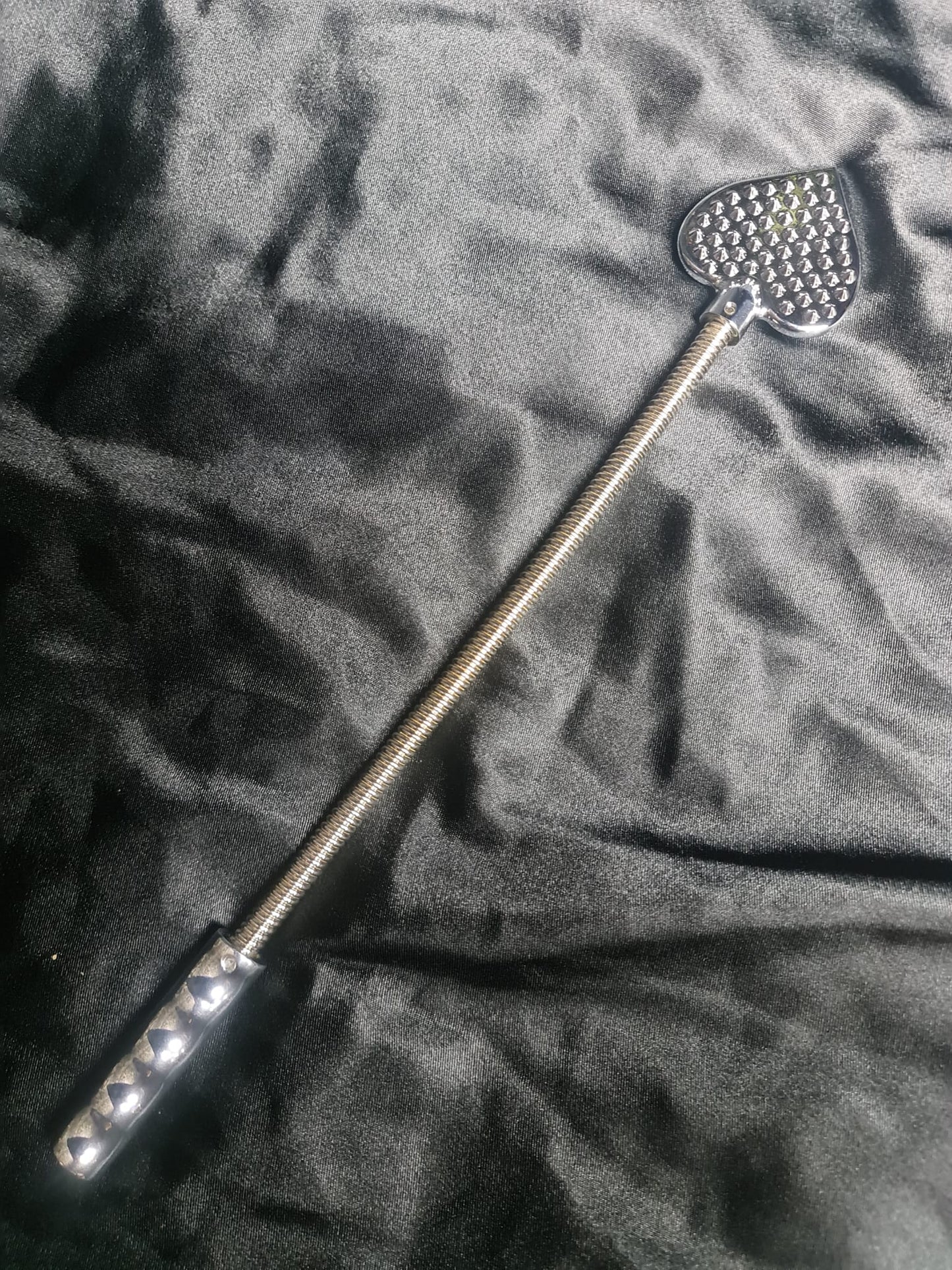 BDSM Spiked Heart Spanker Impact Toy Stainless Steel Conductive