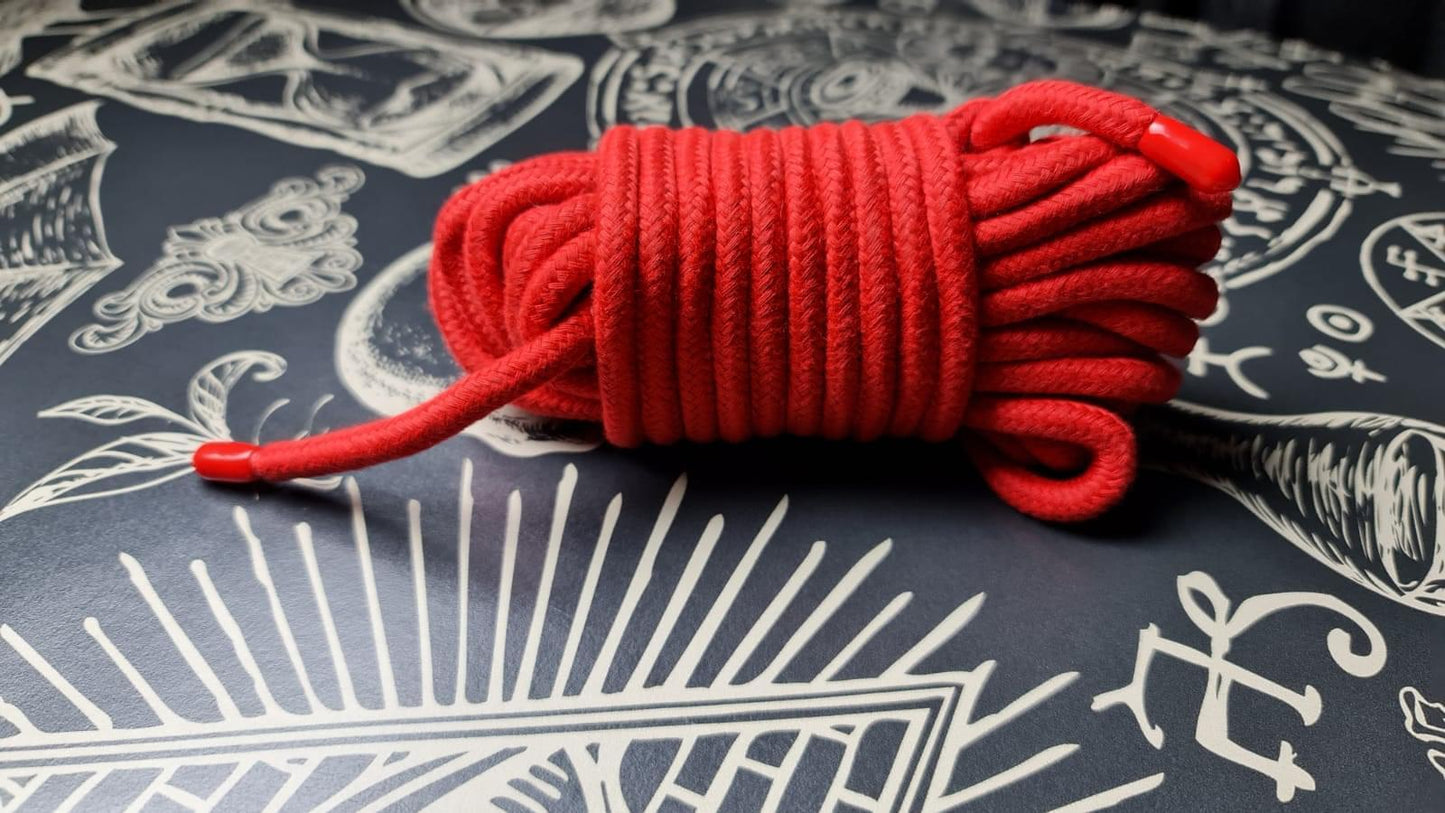 BDSM soft cotton shibari rope variety of colours