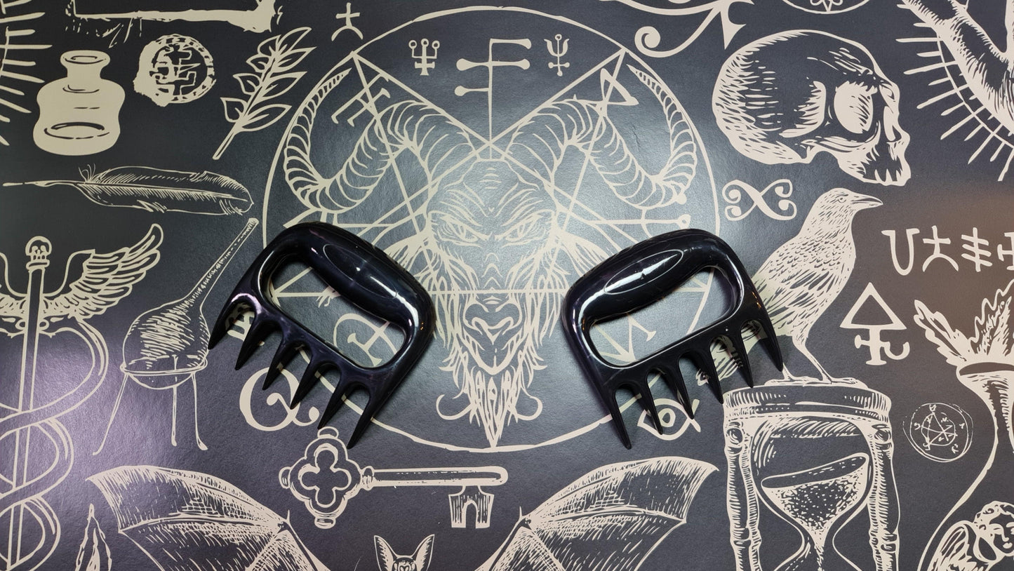 BDSM set of scratch claws: pain sensation kink fetish primal play