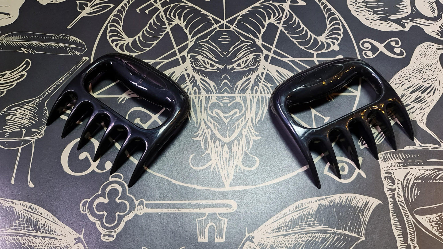 BDSM set of scratch claws: pain sensation kink fetish primal play