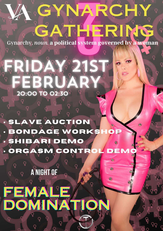 Discover the Gynarchy Gathering: A Night of Ultimate Female Domination on February 21, 2025