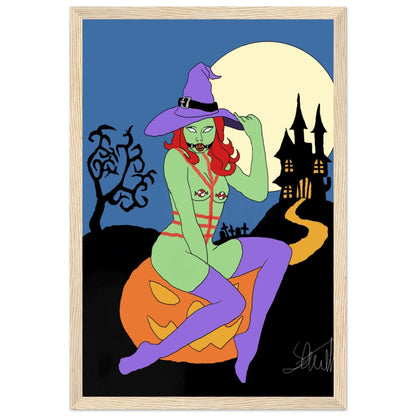 Wickedly Enchanting - Classic Semi-Glossy Paper Wooden Framed Poster