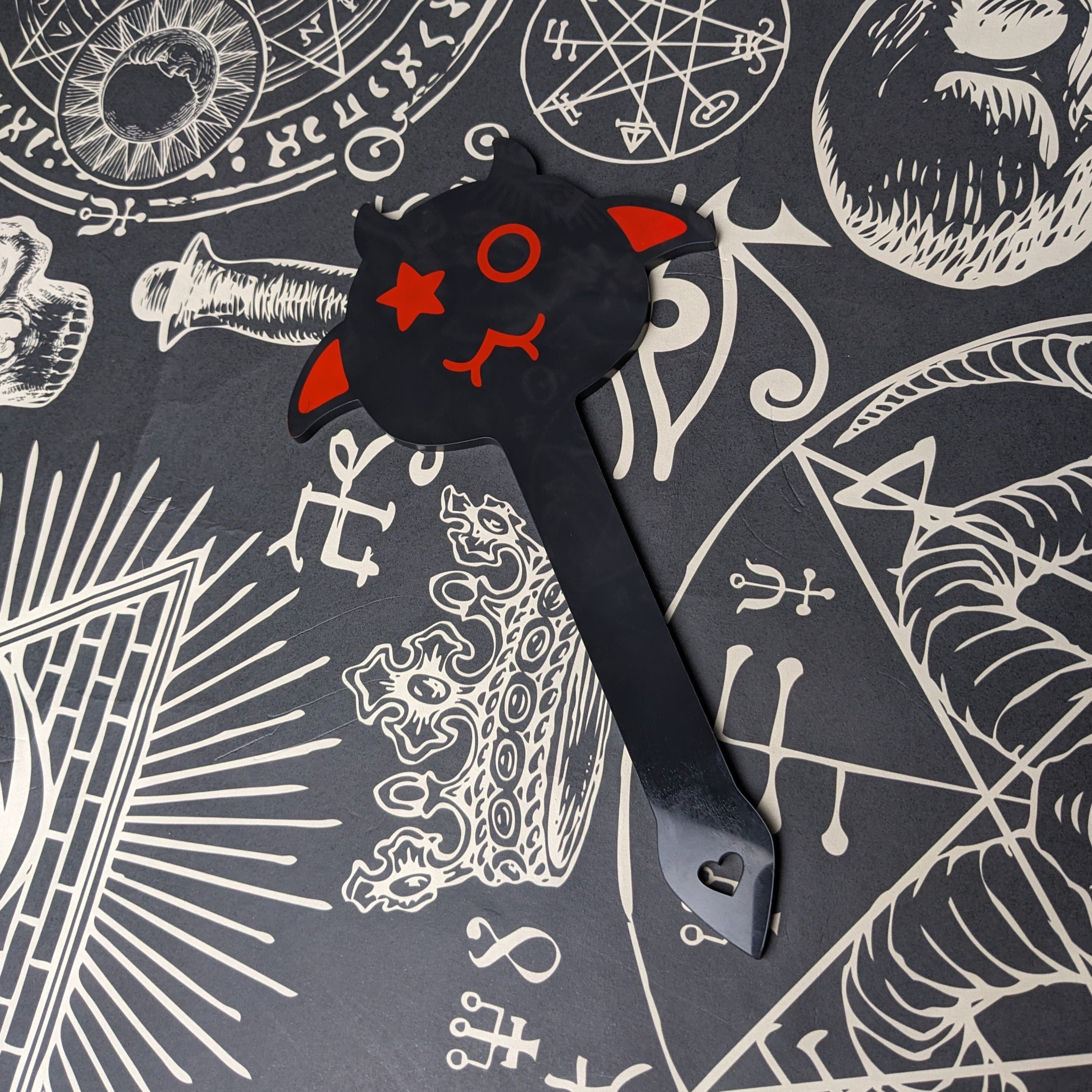 BDSM Acrylic spanking paddle bat wing devil - novelty cute – The ...