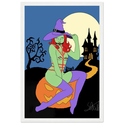 Wickedly Enchanting - Classic Semi-Glossy Paper Wooden Framed Poster